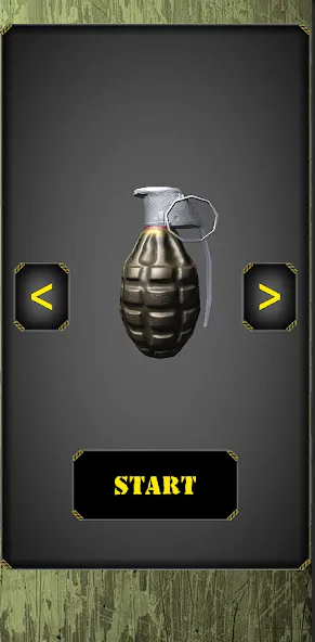 Grenade Simulator на телефон — скачать мод: Неограниченные гранаты и мощный взрыв — скриншот 2