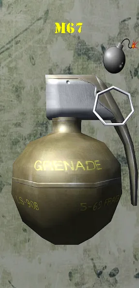 Grenade Simulator на телефон — скачать мод: Неограниченные гранаты и мощный взрыв — скриншот 3