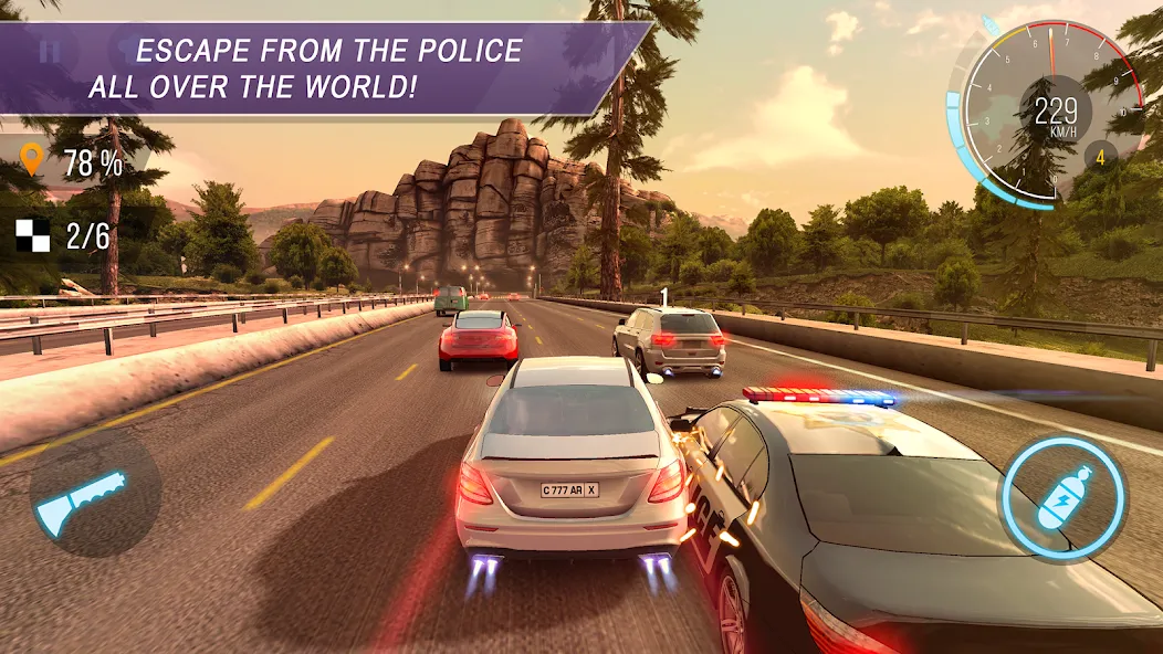 CarX Highway Racing на телефон — скачать мод: Безлимитные деньги и топливо — скриншот 2 CarX Highway Racing на телефон — скачать мод: Безлимитные деньги и топливо — скриншот 2