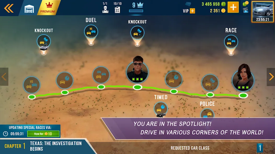 CarX Highway Racing на телефон — скачать мод: Безлимитные деньги и топливо — скриншот 4 CarX Highway Racing на телефон — скачать мод: Безлимитные деньги и топливо — скриншот 4