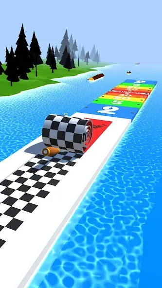 Мод Spiral Roll — Безлимитные деньги и алмазы, скачать APK — скриншот 4
