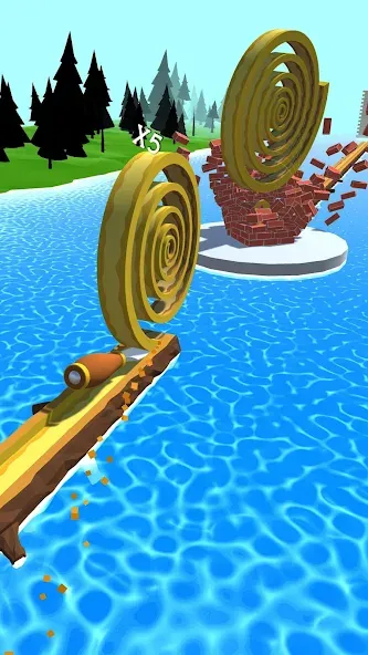 Мод Spiral Roll — Безлимитные деньги и алмазы, скачать APK — скриншот 5