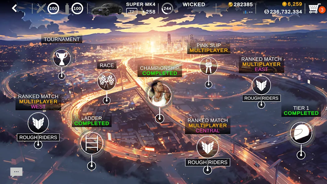 Street Drag 2: Real Car Racing MOD APK: Безлимитные деньги и топливо — скриншот 5 Street Drag 2: Real Car Racing MOD APK: Безлимитные деньги и топливо — скриншот 5