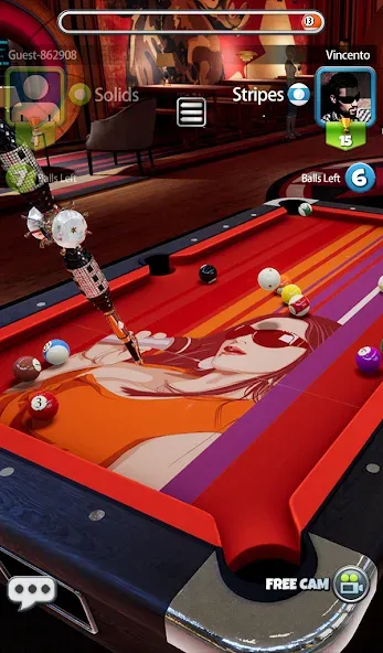 Pool Blitz бесплатно на Андроид — мод: Безлимитные монеты и все уровни — скриншот 1 Pool Blitz бесплатно на Андроид — мод: Безлимитные монеты и все уровни — скриншот 1