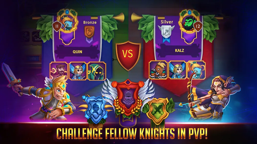 Forest Knight - Tactical RPG MOD APK: Безлимитные ресурсы и усиленные герои — скриншот 4 Forest Knight - Tactical RPG MOD APK: Безлимитные ресурсы и усиленные герои — скриншот 4