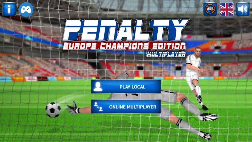 Penalty Challenge Multiplayer мод на Андроид: Много монет и все открыто — скриншот 1