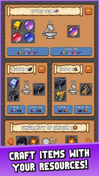 Idle Cave Miner MOD APK скачать на Андроид — Безлимитные ресурсы и быстрая добыча — скриншот 4