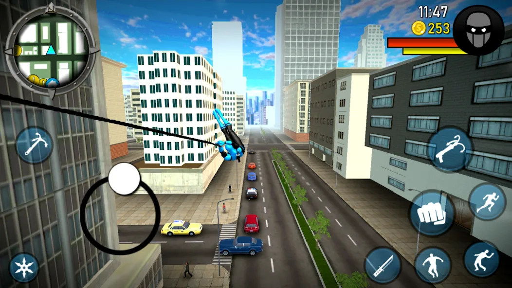 Скачать мод Blue Ninja : Superhero Game — Безлимитные деньги и все уровни открыты — скриншот 5 Скачать мод Blue Ninja : Superhero Game — Безлимитные деньги и все уровни открыты — скриншот 5