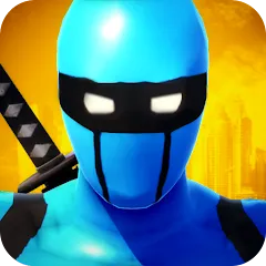 Скачать мод Blue Ninja : Superhero Game — Безлимитные деньги и все уровни открыты