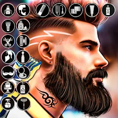 Barber Shop Hair Cut Sim Games — Безлимитные деньги и все предметы, скачать мод APK