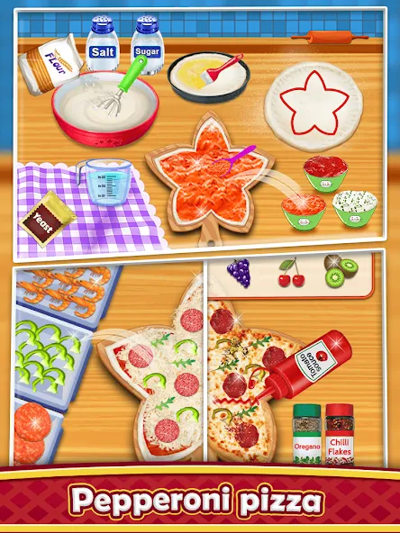Pizza Maker - Cooking Games бесплатно на Андроид — мод: Безлимитные деньги и всё открыто — скриншот 5