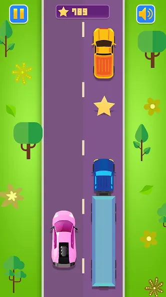Kids Racing, Racecar Boy Girl на телефон — скачать мод: Без рекламы и все машины открыты — скриншот 1