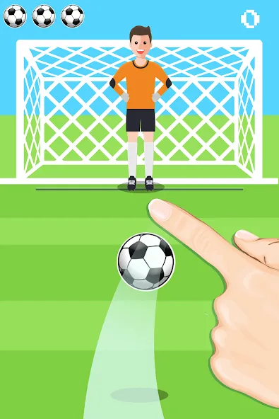 Penalty Shootout Game Offline — последняя версия с модом (Безлимитные монеты и разблокированы все уровни) — скриншот 5