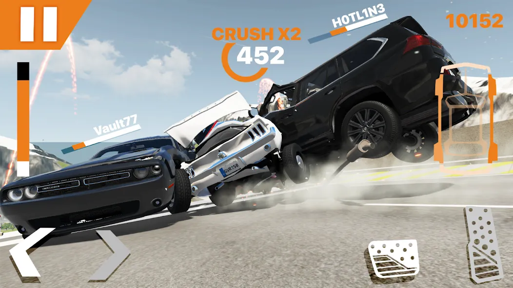 Скачать RCC - Real Car Crash Simulator последней версии — Безлимитные деньги и все машины — скриншот 5 Скачать RCC - Real Car Crash Simulator последней версии — Безлимитные деньги и все машины — скриншот 5