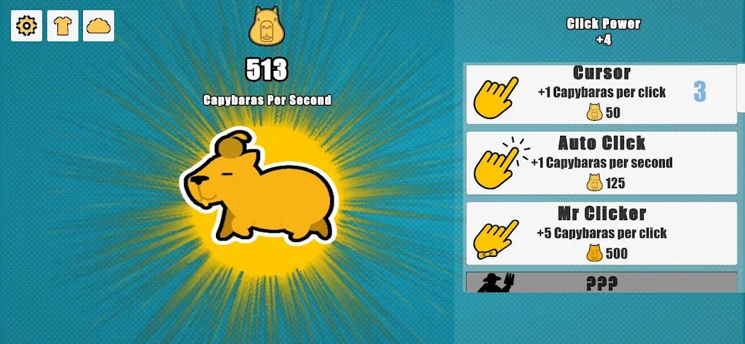 Скачать Capybara Clicker — Безлимитные монеты и ускоренная прокачка — скриншот 1 Скачать Capybara Clicker — Безлимитные монеты и ускоренная прокачка — скриншот 1