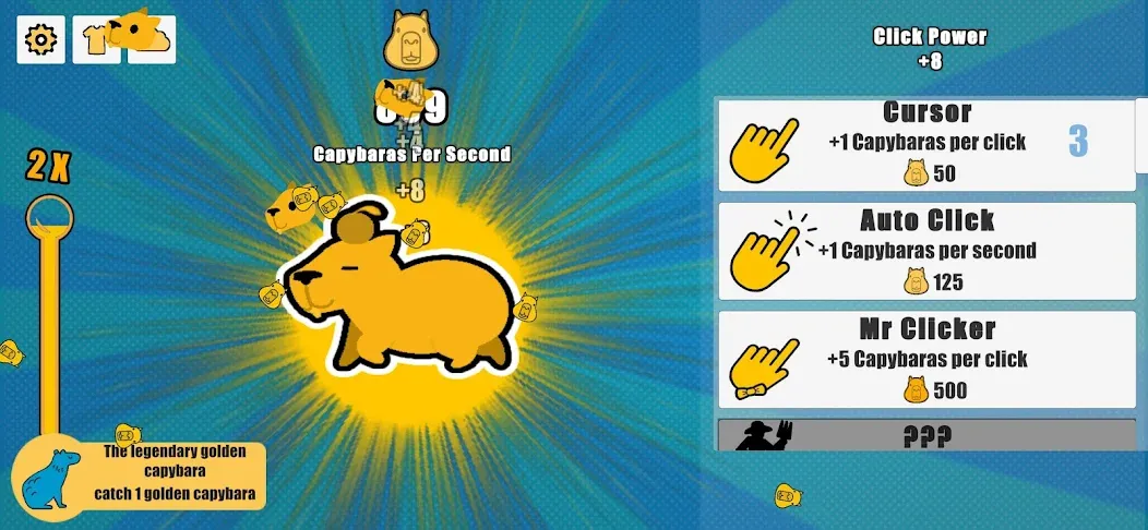 Скачать Capybara Clicker — Безлимитные монеты и ускоренная прокачка — скриншот 2 Скачать Capybara Clicker — Безлимитные монеты и ускоренная прокачка — скриншот 2