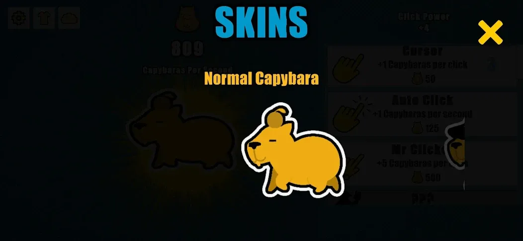 Скачать Capybara Clicker — Безлимитные монеты и ускоренная прокачка — скриншот 3 Скачать Capybara Clicker — Безлимитные монеты и ускоренная прокачка — скриншот 3