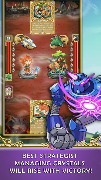 Скачать мод Crystal Soul - TCG Card Battle — Безлимитные деньги и все карты — скриншот 3 Скачать мод Crystal Soul - TCG Card Battle — Безлимитные деньги и все карты — скриншот 3
