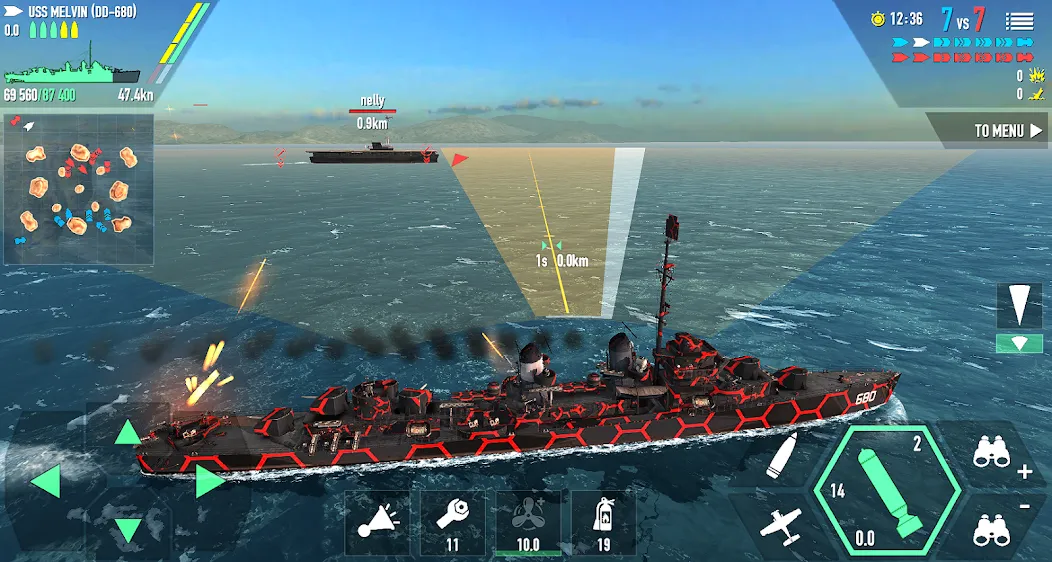 Battle of Warships: Online — Безлимитные деньги и все корабли, скачать мод APK — скриншот 2 Battle of Warships: Online — Безлимитные деньги и все корабли, скачать мод APK — скриншот 2