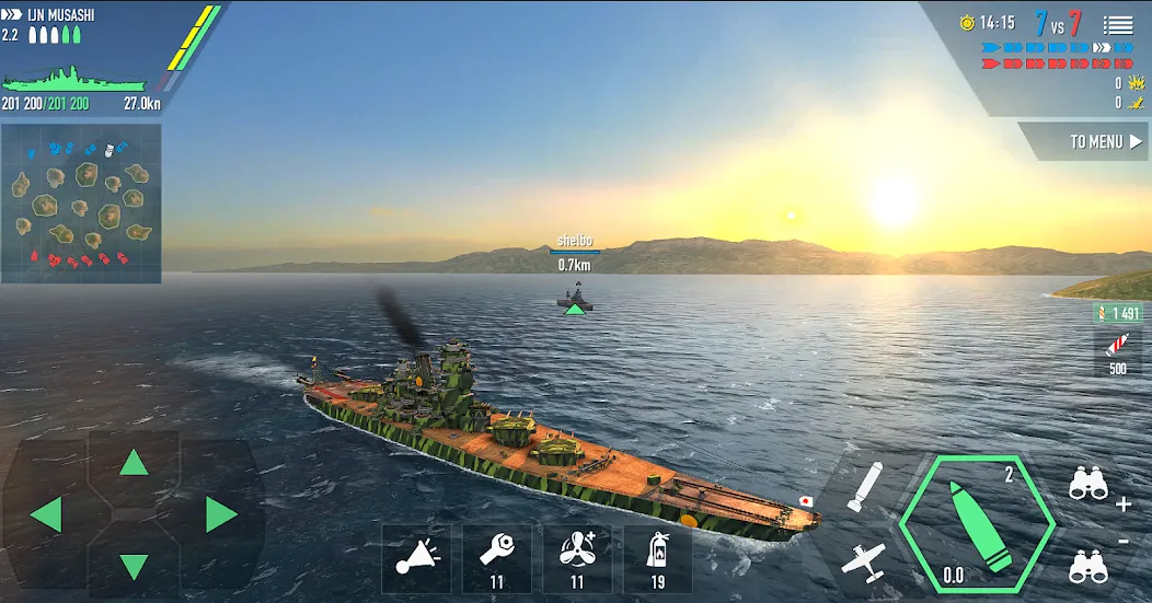 Battle of Warships: Online — Безлимитные деньги и все корабли, скачать мод APK — скриншот 3 Battle of Warships: Online — Безлимитные деньги и все корабли, скачать мод APK — скриншот 3