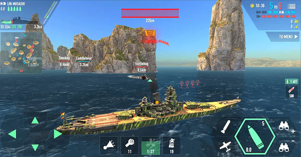 Battle of Warships: Online — Безлимитные деньги и все корабли, скачать мод APK — скриншот 4 Battle of Warships: Online — Безлимитные деньги и все корабли, скачать мод APK — скриншот 4