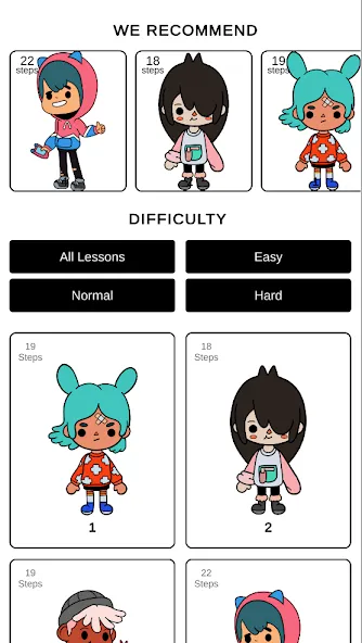How to draw Toca взлом APK — Пошаговое рисование персонажей — скриншот 1 How to draw Toca взлом APK — Пошаговое рисование персонажей — скриншот 1