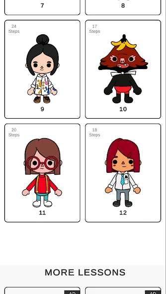 How to draw Toca взлом APK — Пошаговое рисование персонажей — скриншот 3 How to draw Toca взлом APK — Пошаговое рисование персонажей — скриншот 3