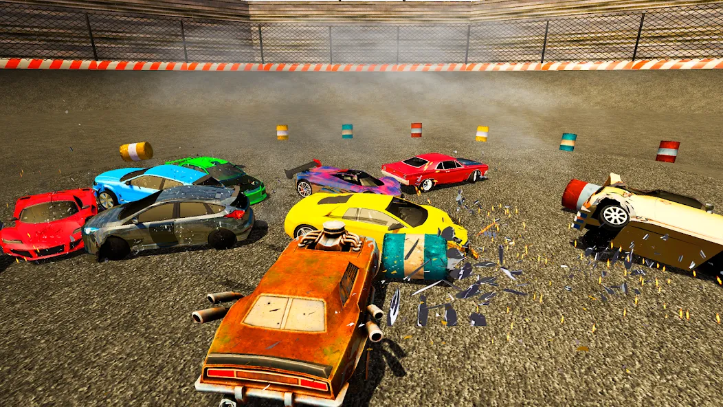 Demolition Derby Mad Car Crash мод на Андроид: Безлимитные деньги и топливо — скриншот 5 Demolition Derby Mad Car Crash мод на Андроид: Безлимитные деньги и топливо — скриншот 5