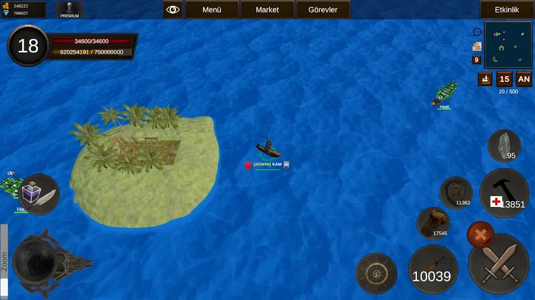 Naval Battle Online бесплатно на Андроид — мод: Безлимитные ресурсы и мощный флот — скриншот 3