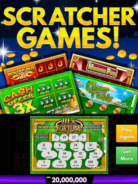 Spin Vegas Slots: Slot Games — взломанная версия, Много монет и бонусов — скриншот 2