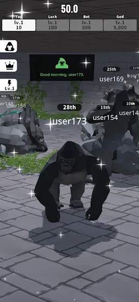 Скачать Gorilla Clicker — Много бананов и быстрый доход — скриншот 2