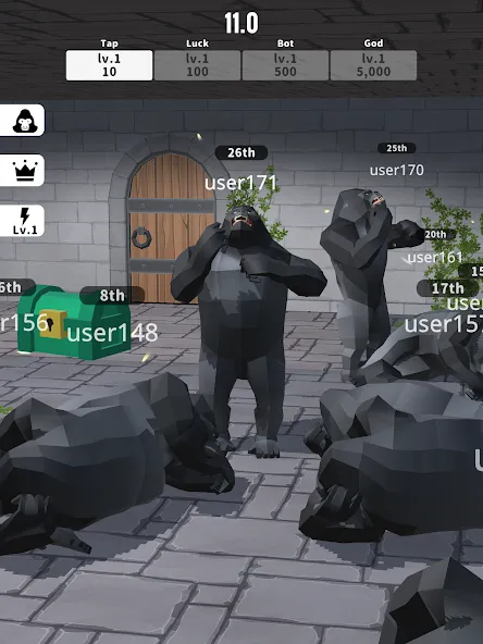 Скачать Gorilla Clicker — Много бананов и быстрый доход — скриншот 5