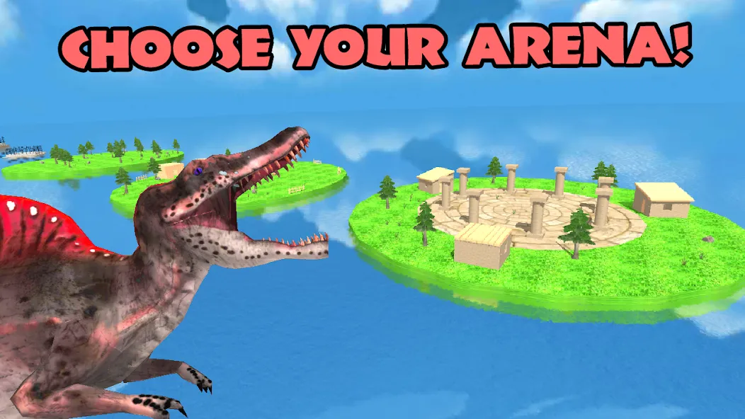 Dino Battle Arena Lost Kingdom — Много денег и все динозавры открыты, скачать мод APK — скриншот 2