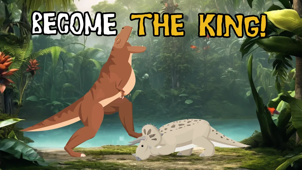 Скачать T-Rex Fights Dinosaurs — Безлимитное здоровье и урон — скриншот 4 Скачать T-Rex Fights Dinosaurs — Безлимитное здоровье и урон — скриншот 4