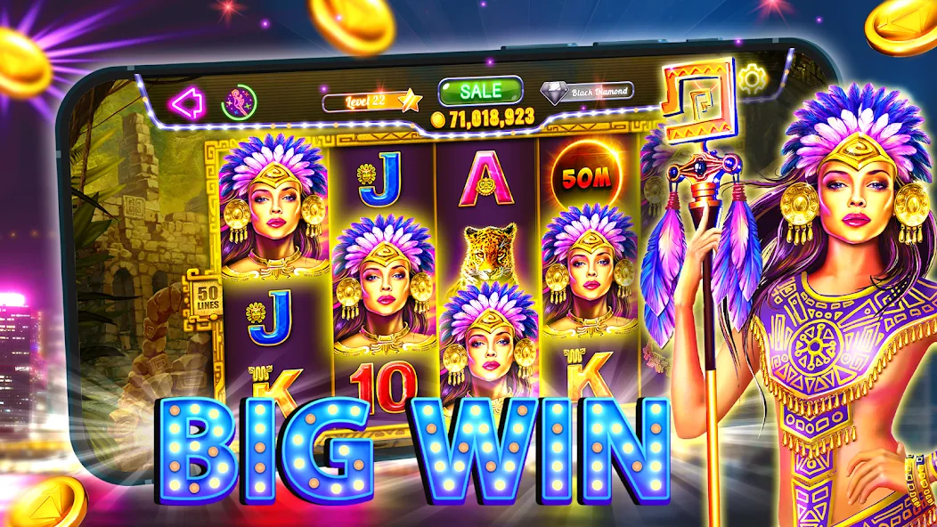 Скачать взлом Old Vegas Slots - Casino 777 — Безлимитные монеты и джекпоты — скриншот 1