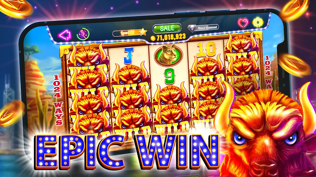 Скачать взлом Old Vegas Slots - Casino 777 — Безлимитные монеты и джекпоты — скриншот 4