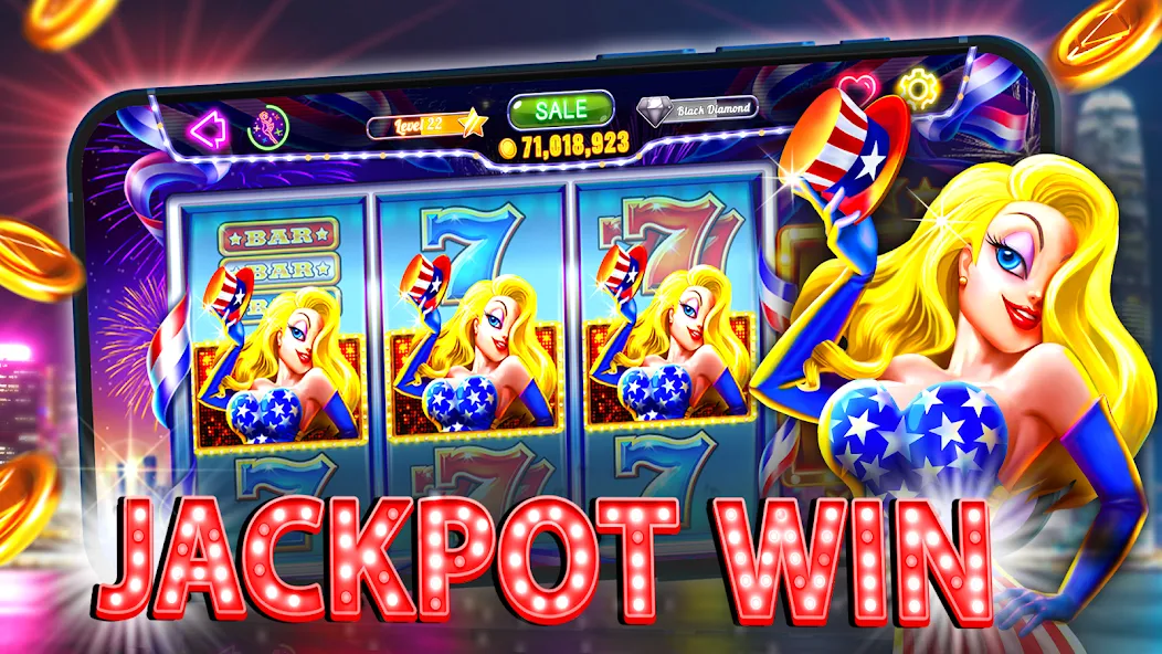 Скачать взлом Old Vegas Slots - Casino 777 — Безлимитные монеты и джекпоты — скриншот 5