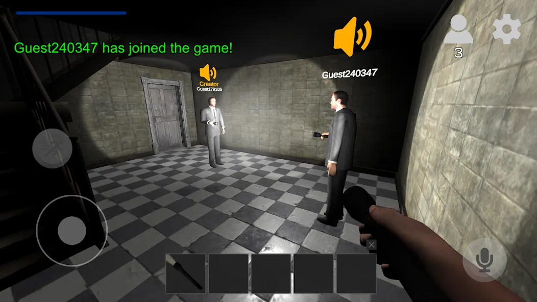 Nextbots Survival: Multiplayer бесплатно на Андроид — мод: Безлимитные жизни и усиленный урон — скриншот 2