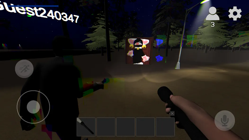 Nextbots Survival: Multiplayer бесплатно на Андроид — мод: Безлимитные жизни и усиленный урон — скриншот 5