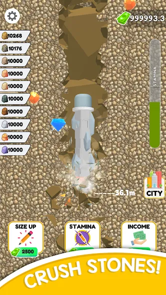 Pen Dig MOD APK: Безлимитные деньги и подсказки — скриншот 1