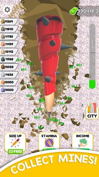 Pen Dig MOD APK: Безлимитные деньги и подсказки — скриншот 5