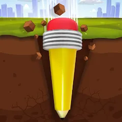 Pen Dig MOD APK: Безлимитные деньги и подсказки