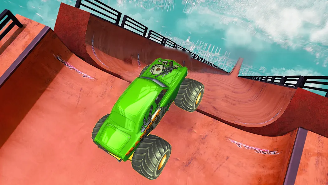 Скачать Monster Truck Car Game 3d Mod APK — Безлимитные деньги и топливо — скриншот 4