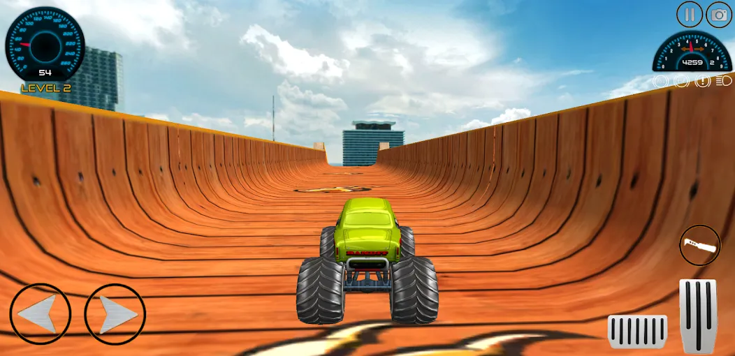 Скачать Monster Truck Car Game 3d Mod APK — Безлимитные деньги и топливо — скриншот 5
