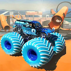Скачать Monster Truck Car Game 3d Mod APK — Безлимитные деньги и топливо