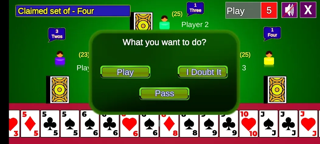 Мод Bluff Card Game — Безлимитные монеты и разблокированы карты, скачать APK — скриншот 4 Мод Bluff Card Game — Безлимитные монеты и разблокированы карты, скачать APK — скриншот 4