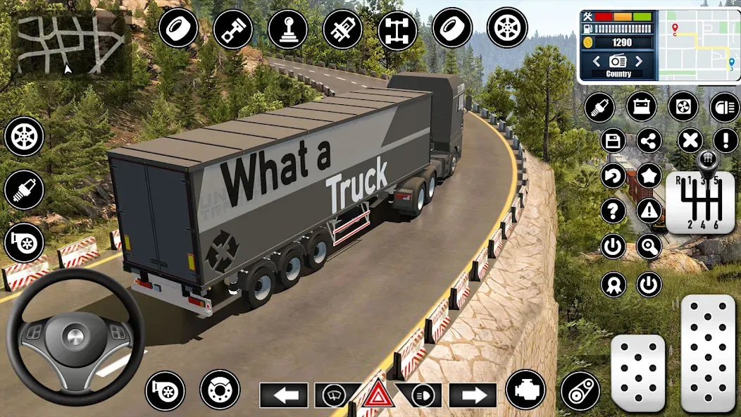 Cargo Delivery Truck Games 3D на телефон — скачать мод: Безлимитные деньги и топливо — скриншот 1 Cargo Delivery Truck Games 3D на телефон — скачать мод: Безлимитные деньги и топливо — скриншот 1