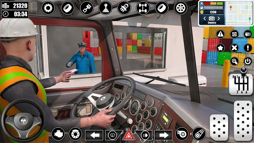 Cargo Delivery Truck Games 3D на телефон — скачать мод: Безлимитные деньги и топливо — скриншот 2 Cargo Delivery Truck Games 3D на телефон — скачать мод: Безлимитные деньги и топливо — скриншот 2