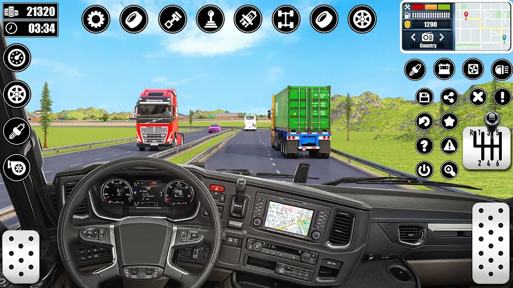 Cargo Delivery Truck Games 3D на телефон — скачать мод: Безлимитные деньги и топливо — скриншот 4 Cargo Delivery Truck Games 3D на телефон — скачать мод: Безлимитные деньги и топливо — скриншот 4