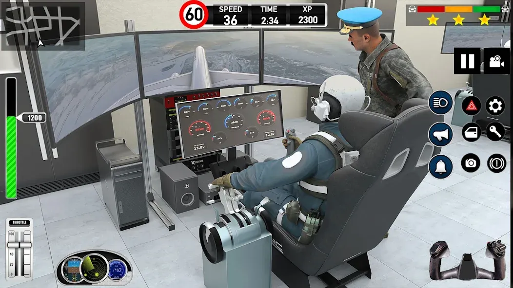 Plane Pilot Flight Simulator на телефон — скачать мод: Безлимитное топливо и все самолёты — скриншот 2 Plane Pilot Flight Simulator на телефон — скачать мод: Безлимитное топливо и все самолёты — скриншот 2